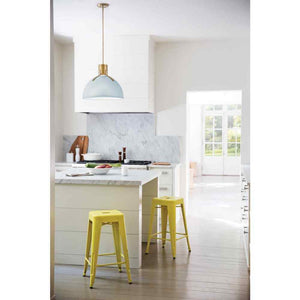 Gliss 20" One Light Large Pendant, Polished White