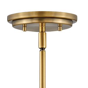 Gliss 14" One Light Medium Pendant, Polished White