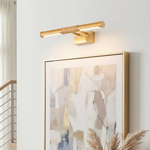 Aurara 18" One Light Picture Light, Aged Brass