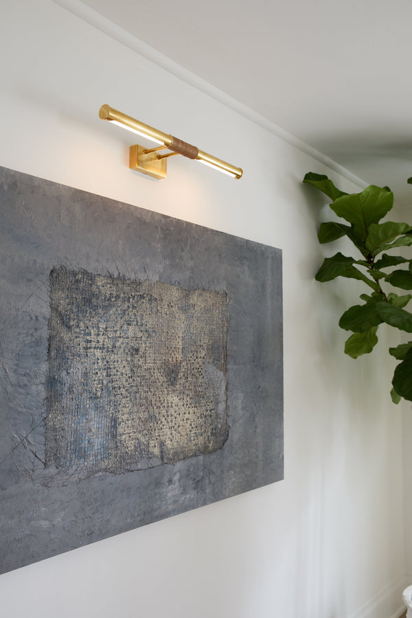 Aurara 24" One Light Picture Light, Aged Brass