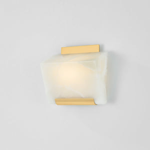 Valan 8" One Light Wall Sconce, Aged Brass