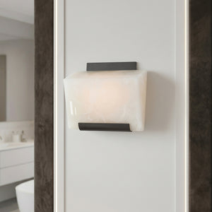 Valan 8" One Light Wall Sconce, Old Bronze