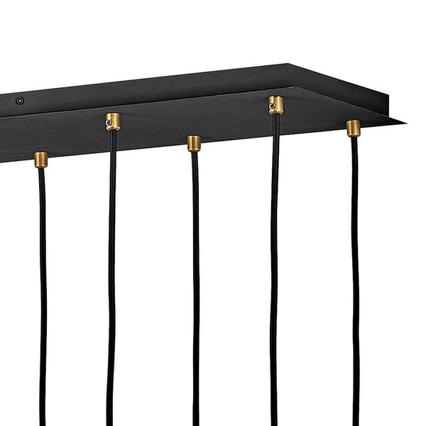 Nula 48" Medium Fourteen Light Linear, Shell Black