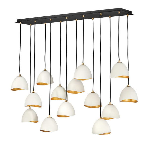 Nula 48" Medium Fourteen Light Linear, Shell White