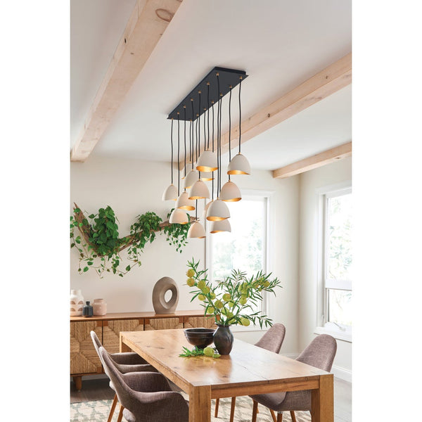 Nula 48" Medium Fourteen Light Linear, Shell White