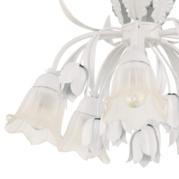 Rockwell 22'' Five Light Semi Flush Mount, White Alt 4.jpg