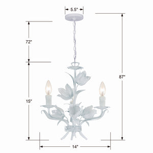 Rockwell 14'' Three Light Mini Chandelier, White Alt 4.jpg