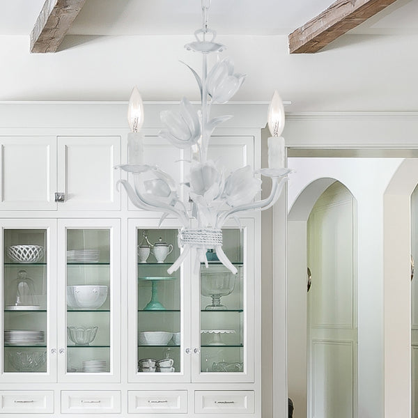 Rockwell 14'' Three Light Mini Chandelier, White Alt 5.jpg