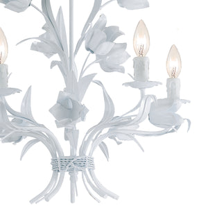 Rockwell 20'' Five Light Chandelier, White - Alternate Product Image 1.jpg