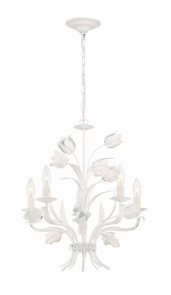 Rockwell 20'' Five Light Chandelier, White - Main Product Image.jpg