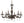 Maison Parisienne 28'' Six Light Crystal Chandelier, Bronze Hand Cut Crystal - Main Product Image.jpg