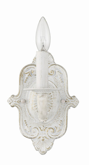 Maison Parisienne 5'' One Light Wall Sconce, Antique White Alt 4.jpg
