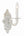 Maison Parisienne 5'' One Light Wall Sconce, Antique White - Main Product Image.jpg