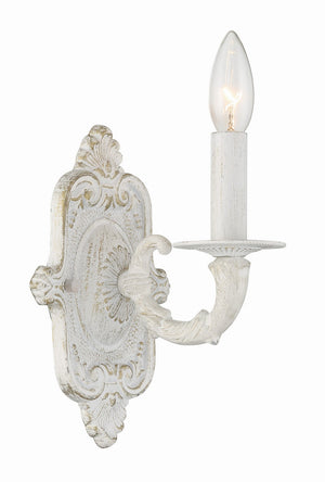 Maison Parisienne 5'' One Light Wall Sconce, Antique White - Main Product Image.jpg