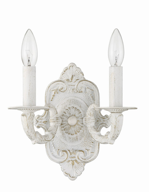 Maison Parisienne 10'' Two Light Wall Sconce, Antique White - Alternate Product Image 2.jpg