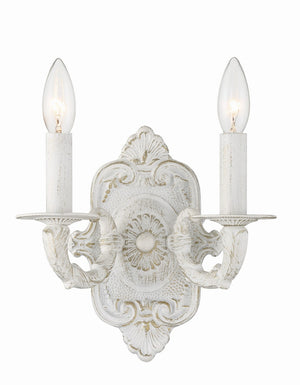 Maison Parisienne 10'' Two Light Wall Sconce, Antique White - Main Product Image.jpg