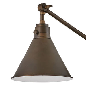 Relic 8" One Light Medium Swing Arm Sconce, Olde Bronze