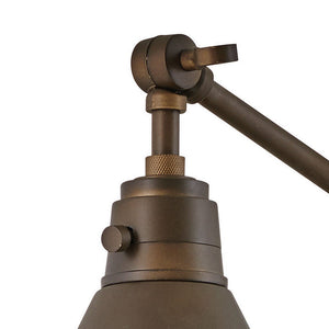 Relic 8" One Light Medium Swing Arm Sconce, Olde Bronze