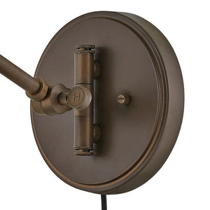Relic 8" One Light Medium Swing Arm Sconce, Olde Bronze
