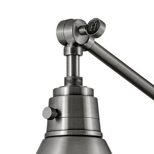 Relic 8" One Light Medium Swing Arm Sconce, Polished Antique Nickel