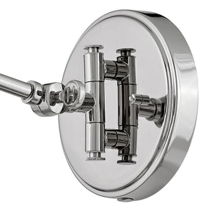 Relic 8" One Light Medium Swing Arm Sconce, Polished Nickel