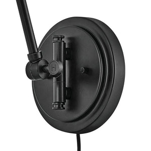 Relic 18" One Light Medium Swing Arm Sconce, Black