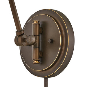 Relic 18" One Light Medium Swing Arm Sconce, Olde Bronze