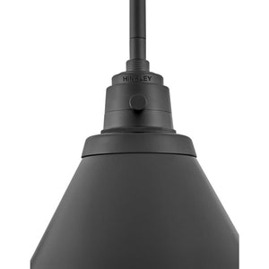 Relic 15" One Light Medium Pendant, Black