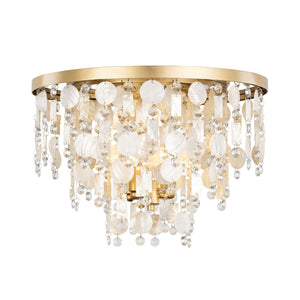 Nayra 20" Four Lights Semi Flush, French Gold