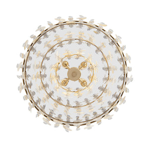Nayra 20" Four Lights Semi Flush, French Gold