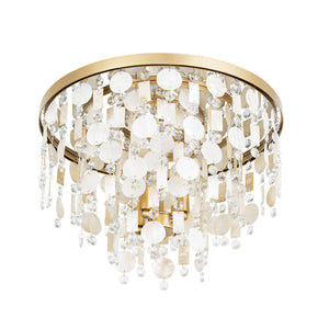 Nayra 20" Four Lights Semi Flush, French Gold