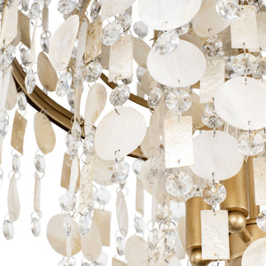 Nayra 20" Four Lights Semi Flush, French Gold