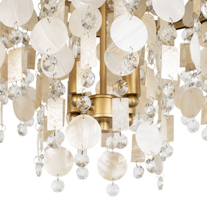 Nayra 20" Four Lights Semi Flush, French Gold