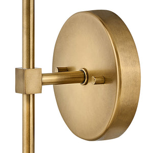 Tides 5" One Light Large Sconce, Heritage Brass