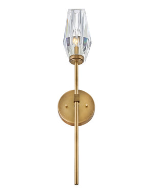 Tides 5" One Light Large Sconce, Heritage Brass