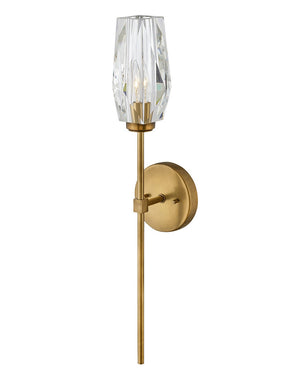 Tides 5" One Light Large Sconce, Heritage Brass