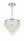 Bauble 13'' Three Light Mini Chandelier, Polished Chrome Alt 5.jpg