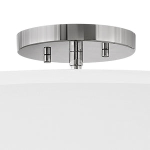 Motive 23" Four Lights Medium Semi-Flush Mount, Polished Nickel