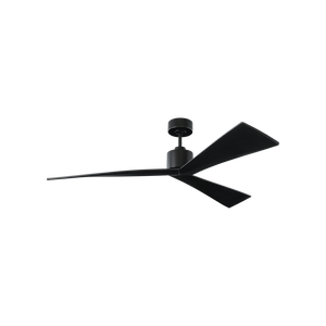 Kairn 60" Ceiling Fan, Matte Black With Matte Black Blades