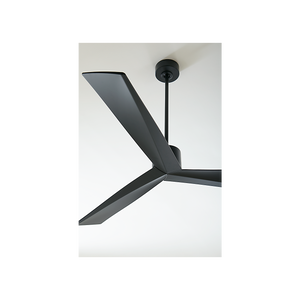 Kairn 60" Ceiling Fan, Matte Black With Matte Black Blades