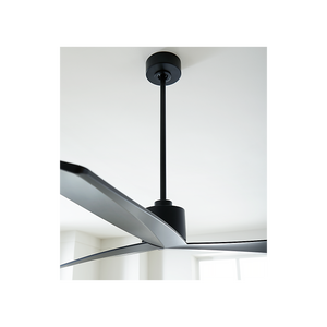 Kairn 60" Ceiling Fan, Matte Black With Matte Black Blades