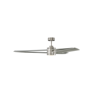 Velin 60" One Light LED Ceiling Fan, Brushed Steel