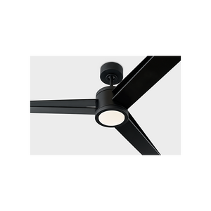 Velin 60" One Light LED Ceiling Fan, Midnight Black