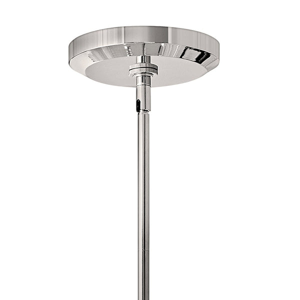 Luca 38" Seven Lights Large Convertible Drum Chandelier, Polished Chrome