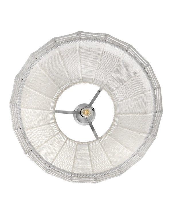 Luca 20" One Light Large Convertible Pendant, Polished Chrome