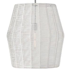 Luca 20" One Light Large Convertible Pendant, Polished Chrome