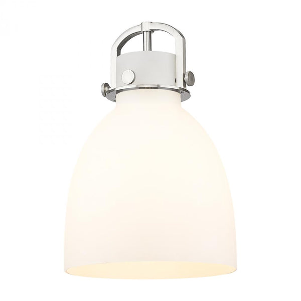 Foundry Glass Cloche 10" One Light Mini Pendant, Satin Nickel