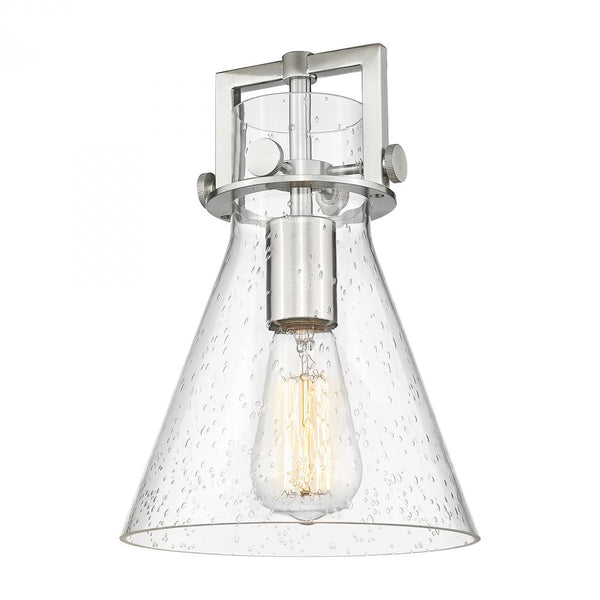 Foundry Glass Funnel 8" One Light Sconce, Champagne Bronze