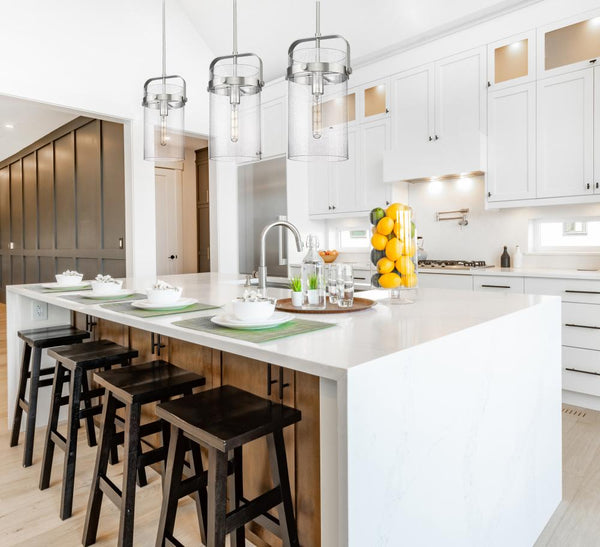 Marvelle 8" One Light Pendant, Satin Nickel