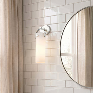 Marvelle 4" One Light Sconce, Polished Nickel